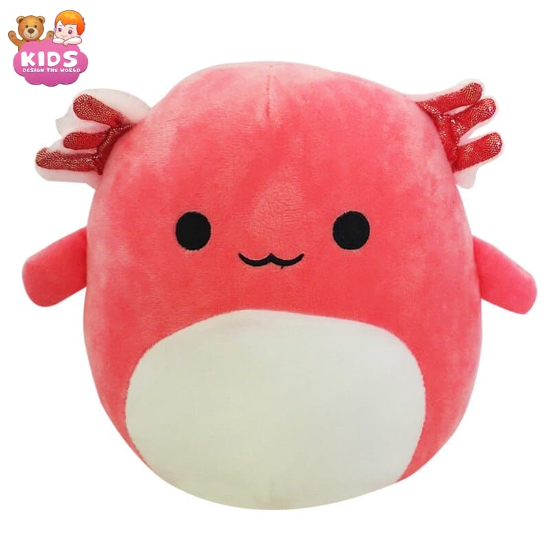 Axolotl Plush For Kids - Red - Animal plush