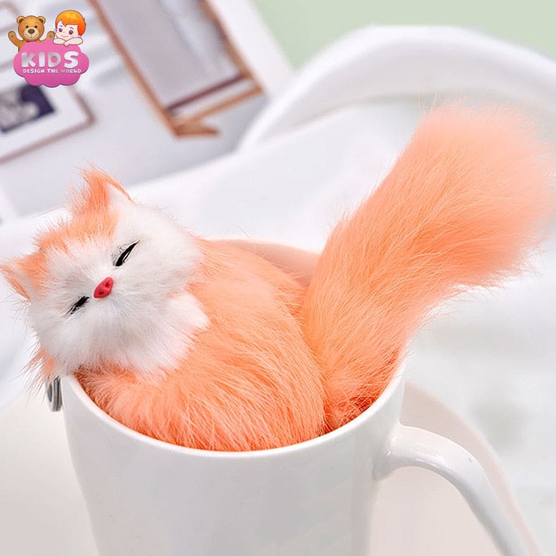 Cute Fox Plush Keychain - Plush keychain