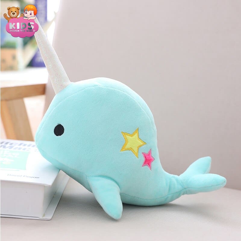 Cute Narwhal Plush Toys - 25 cm / Green - Animal plush