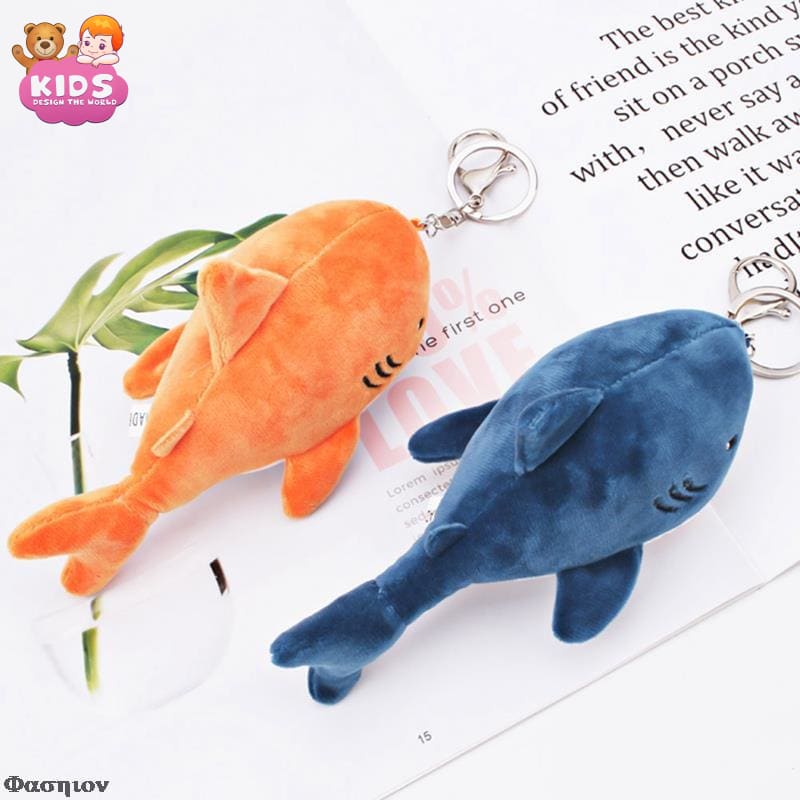 Cute Shark Plush Keychain - Plush keychain