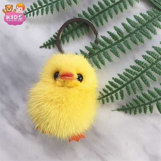 Cute Yellow Duck Plush Keychain - Plush keychain