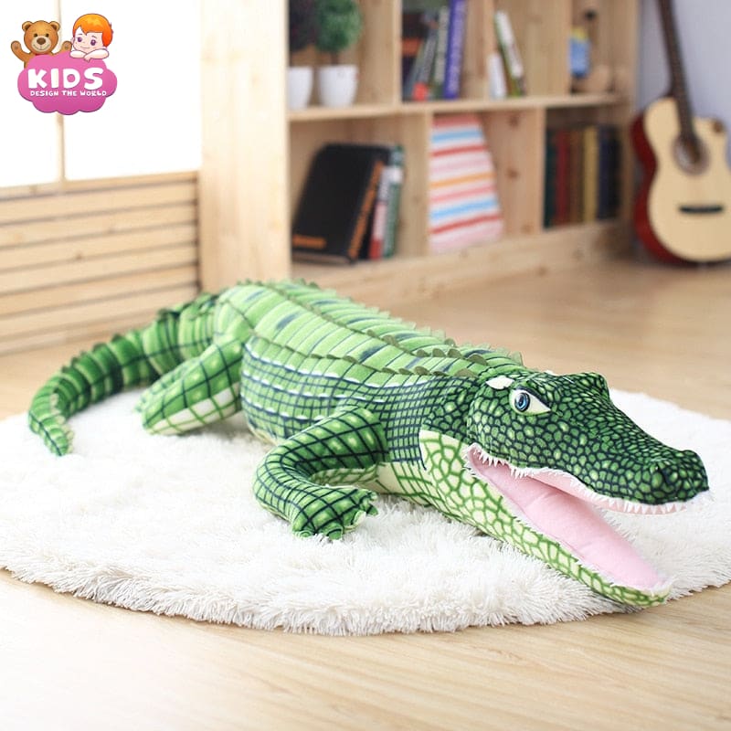 Large stuffed hot sale alligator