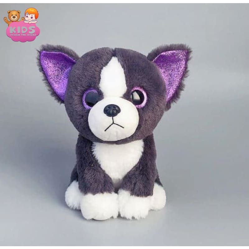 husky-dog-plush-dark-grey
