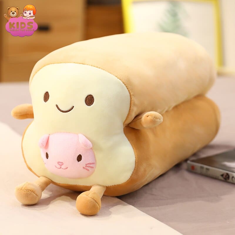 Long Bread Plush Toy - 40 cm / Cat - Animal plush