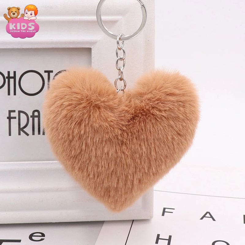Love Plush keychain - Brown - Plush keychain