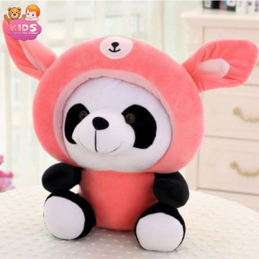 Panda Plush Dressed as a Rabbit - Animal plush