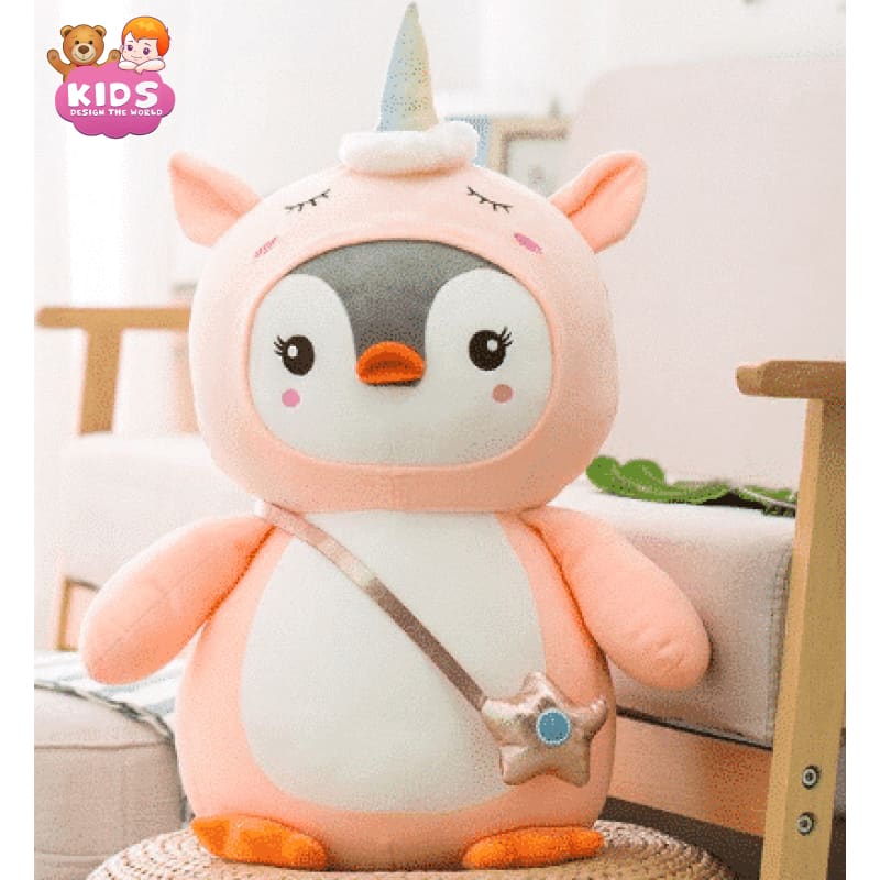 pink-penguin-plush-with-unicorn-costume