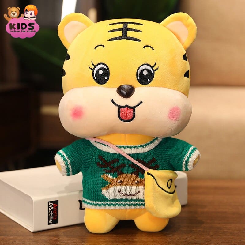 tiger-plush-for-kids-green