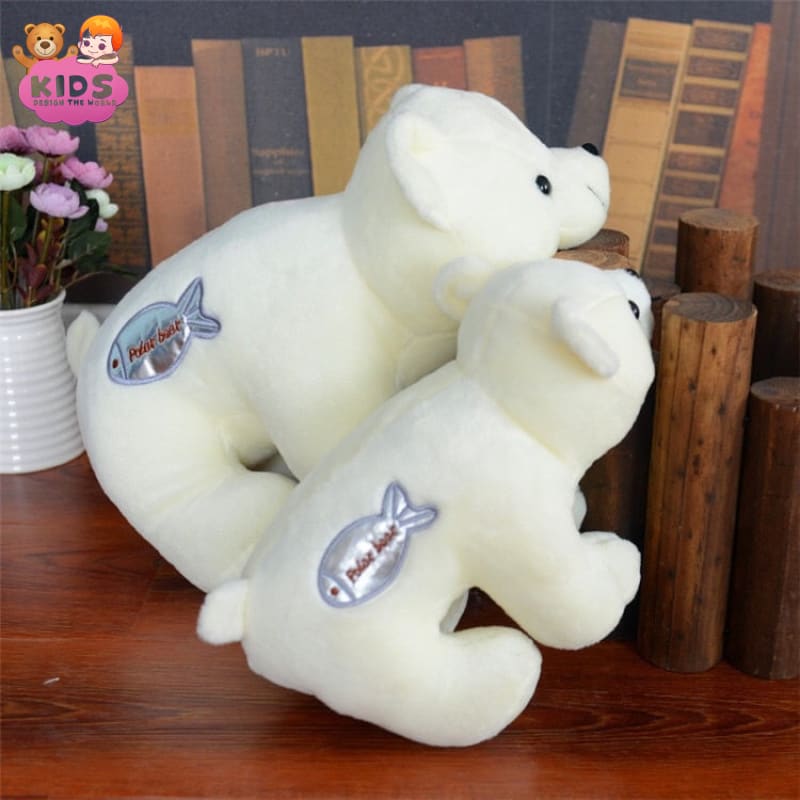 White Polar Bear Plush Toy - Animal plush