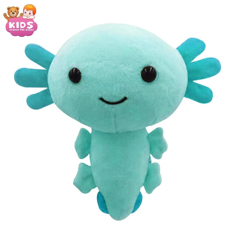 Axolotl Plush Toy - Blue - Animal plush