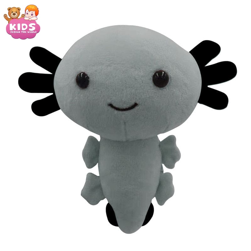 Axolotl Plush Toy - Grey - Animal plush