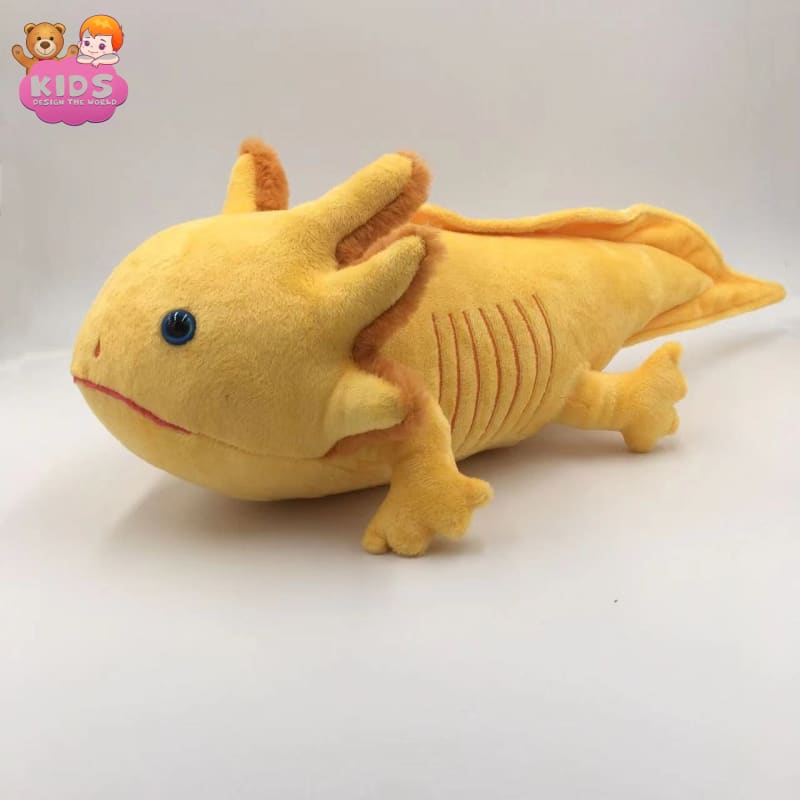 Axolotl Plush Toy Pillow - Yellow - Animal plush