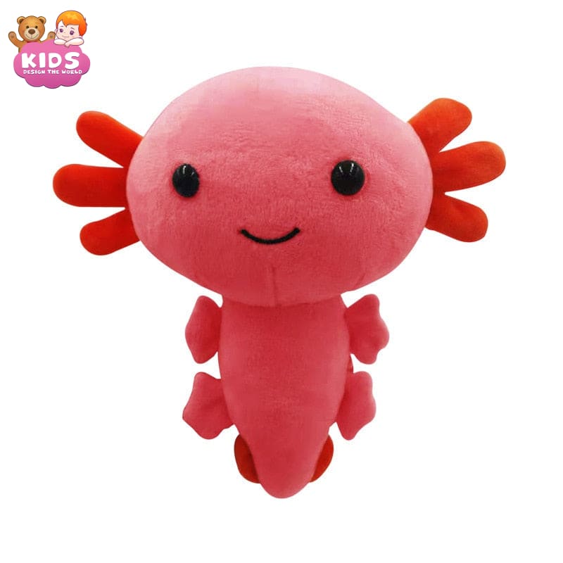 Axolotl Plush Toy - Red - Animal plush