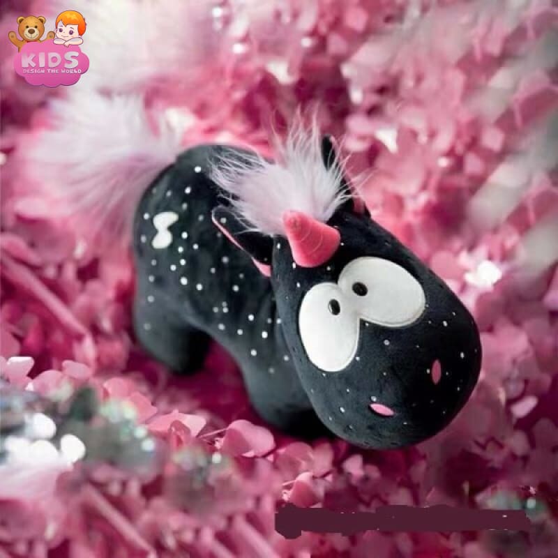 Black Unicorn Plush - Fantasy plush