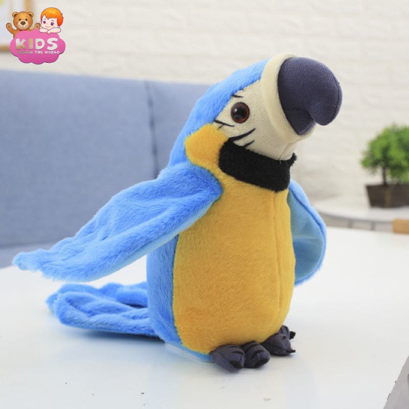 Cute Bird Plush Toy - Blue - Animal plush