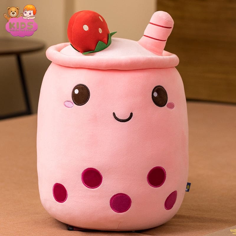Cute Boba Milk Tea Plush - 15 cm / Pink - Fantasy plush