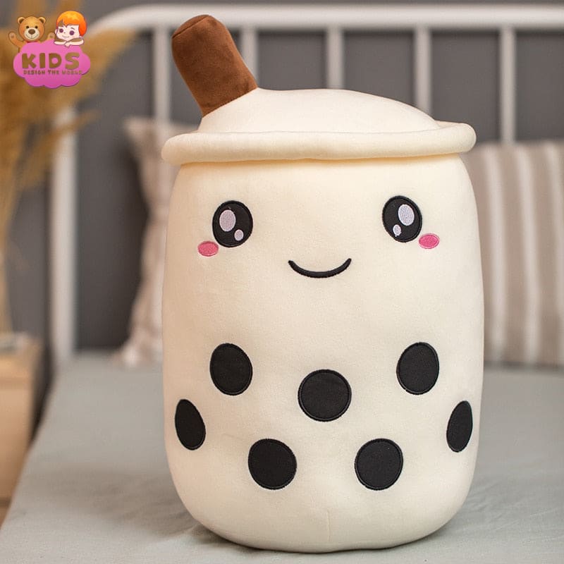 Cute Boba Milk Tea Plush - 15 cm / White - Fantasy plush