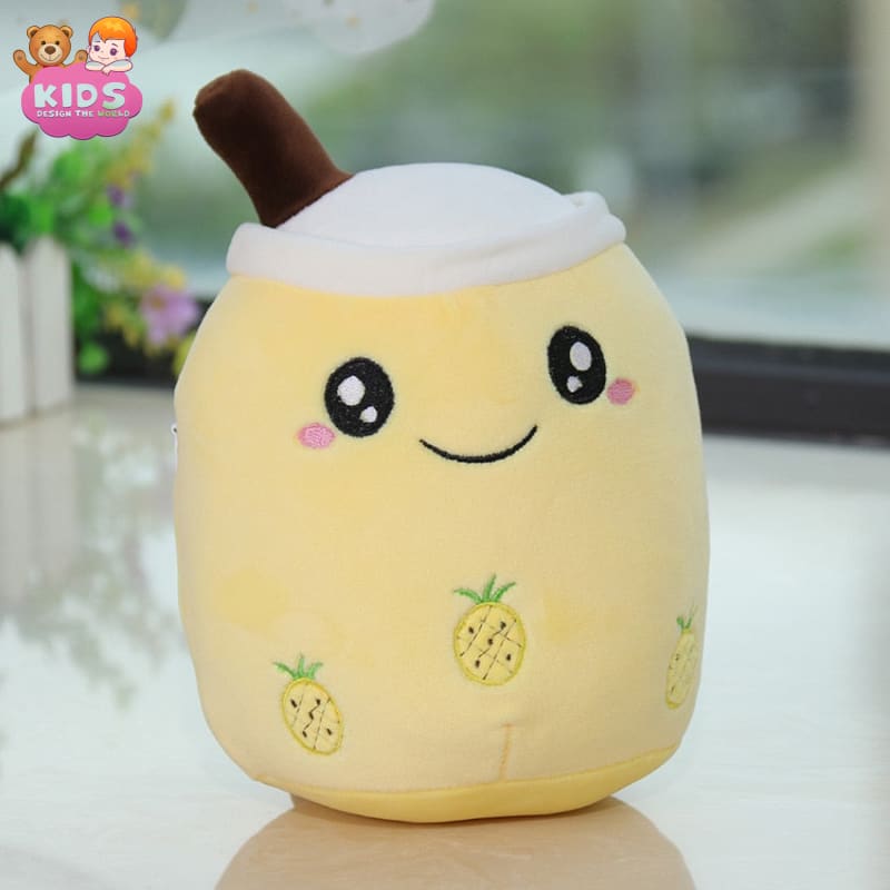 Cute Boba tea plush - Yellow - Fantasy plush