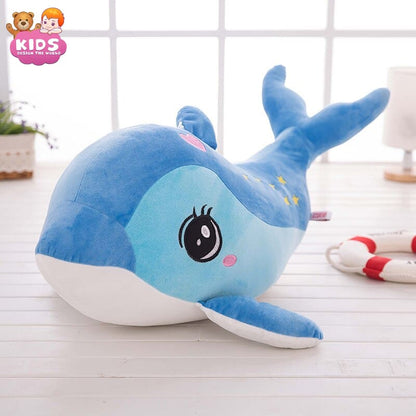 Cute Dolphin Plush Toy - Blue - Animal plush