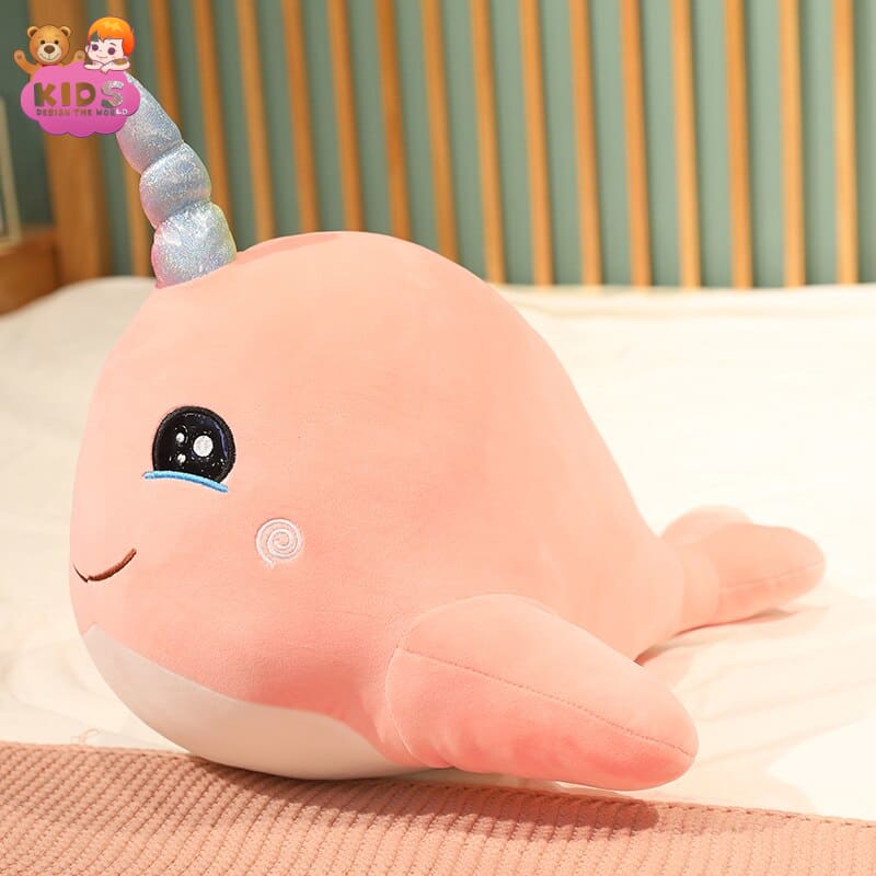 Cute Narwhal Plush Toy - 25 cm / Pink - Fantasy plush