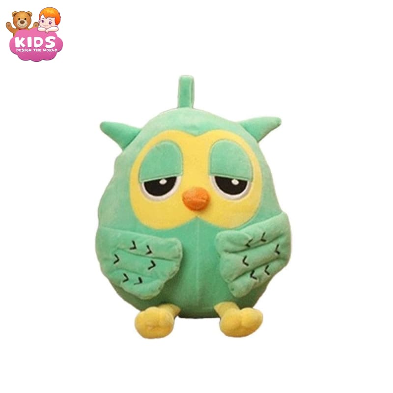 Cute Owl Plush - Green - Animal plush