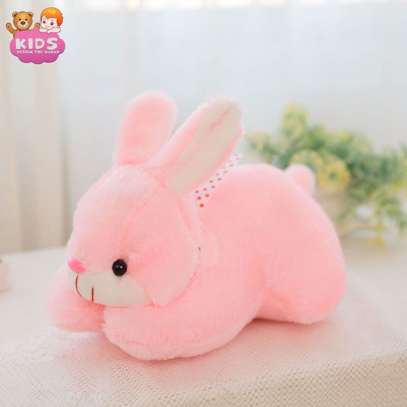 Cute Plush Bunny Fluffy Toy (SALE) - Pink - Animal plush