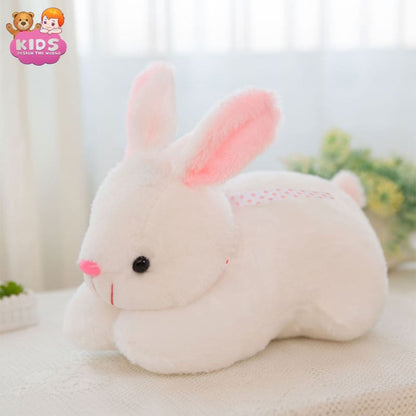 Cute Plush Bunny Fluffy Toy (SALE) - White - Animal plush