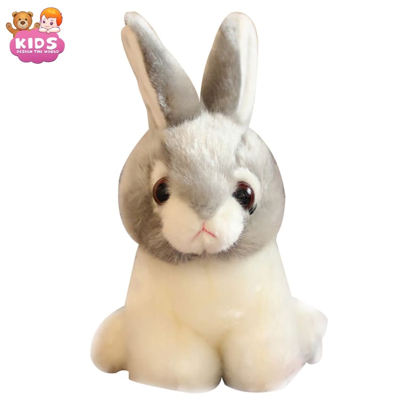 Cute Rabbit Plush Bunny Toy (SALE) - Grey - Animal plush