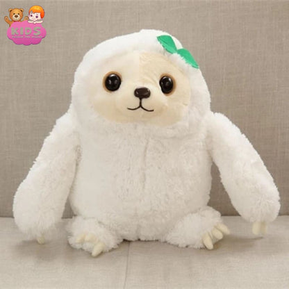 cute-white-sloth-plush