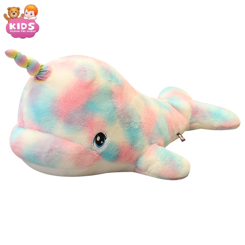 Giant Colorful Narwhal Plush Toy - 70 cm - Fantasy plush