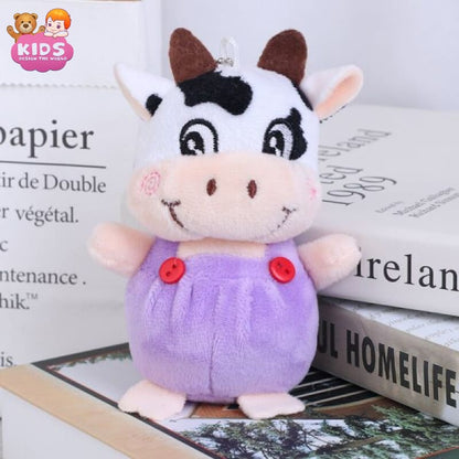 little-cow-plush-with-key-ring-purple