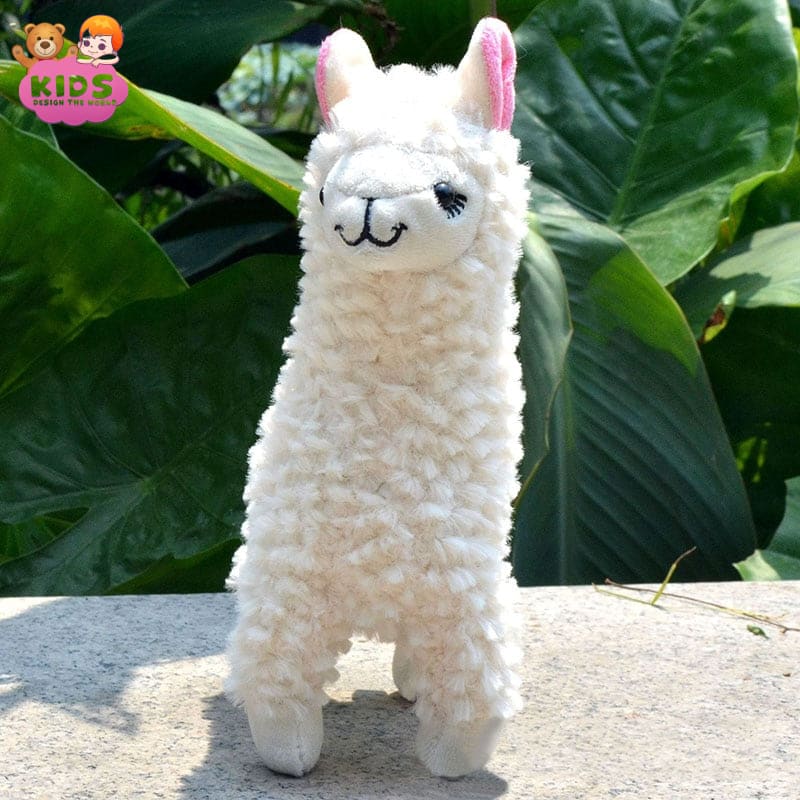 Llama Plush Toy - White - Animal plush