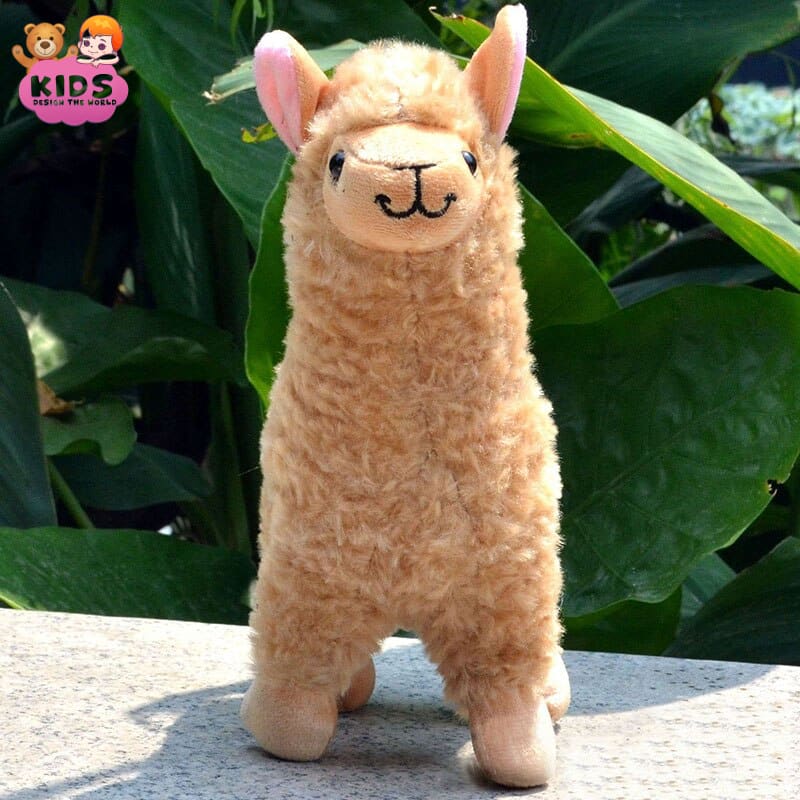 Llama Plush Toy - Yellow - Animal plush