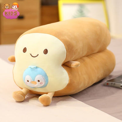 Long Bread Plush Toy - 40 cm / Penguin - Animal plush