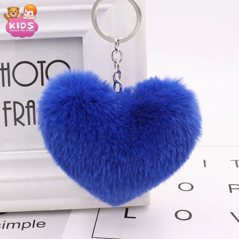 Love Plush keychain - Blue - Plush keychain