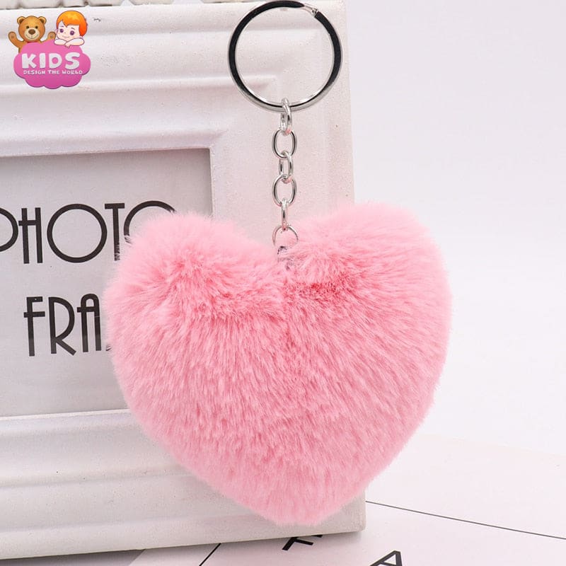 Love Plush keychain - Pink - Plush keychain