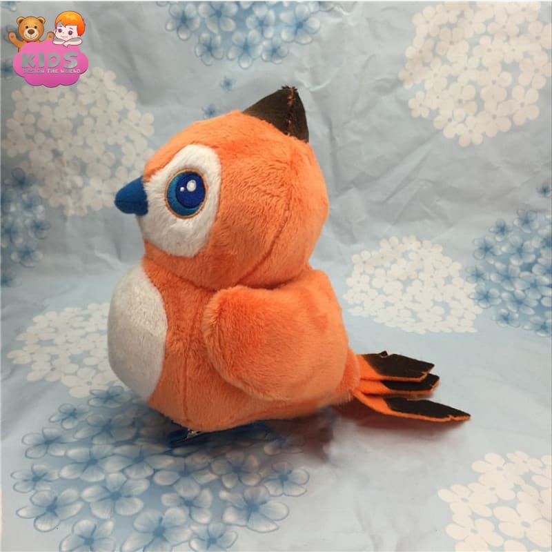 Orange Bird Plush Toy - Animal plush