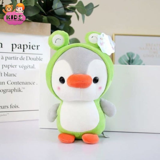 penguin-plush-dressed-as-a-frog