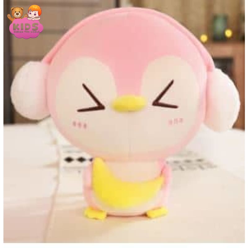 pink-penguin-plush-with-ear-cover