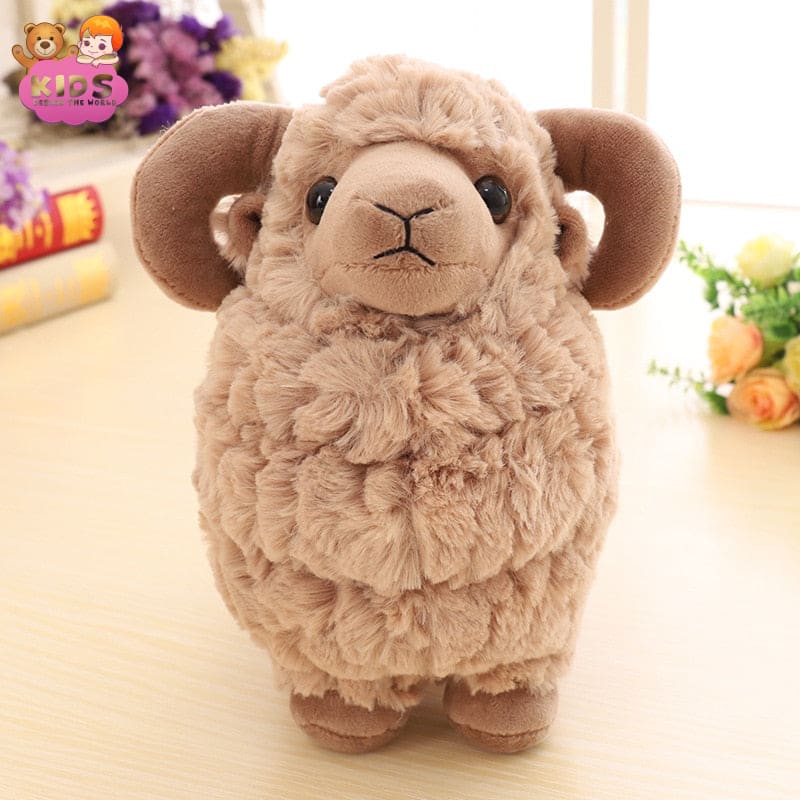 Sheep Goat Plush Toys - 25 cm / Brown - Animal plush