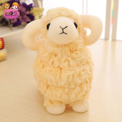 Sheep Goat Plush Toys - 25 cm / Yellow - Animal plush