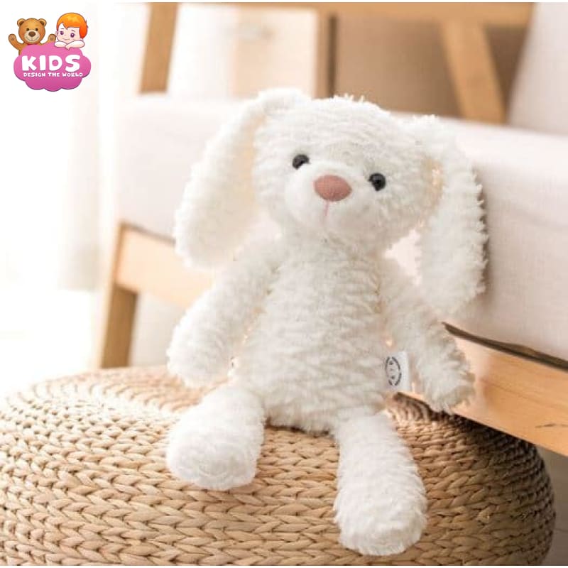 Soft White Rabbit Plush | Kids Design The World
