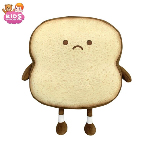 Toast Bread Pillow Plush Toy - Brown - Fantasy plush